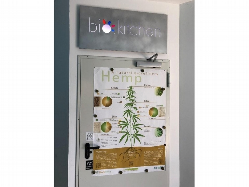 科學小站裡的生物實驗室BioPUNKkitchen。(賴怡辰提供)