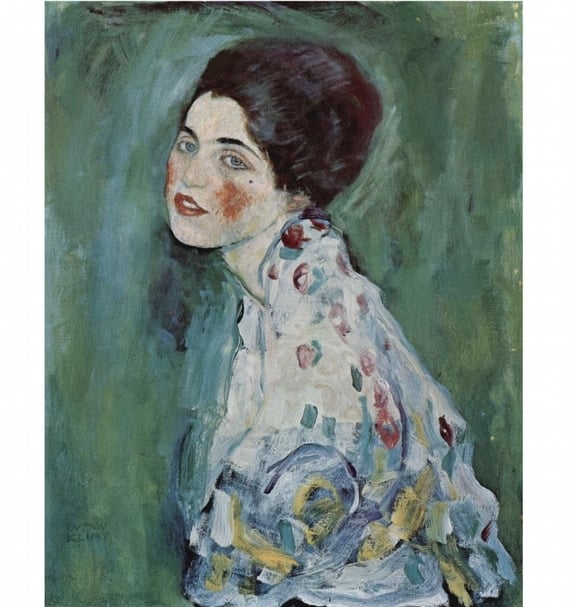 古斯塔夫．克林姆（Gustav Klimt）《淑女肖像》 （Portrait of a Lady）。（©Wikimedia）
