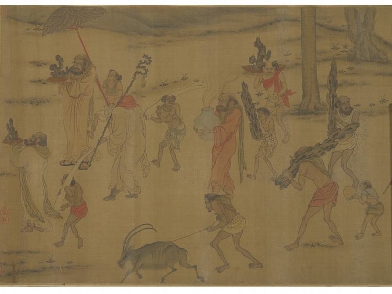 唐閻立本《職貢圖》，國立故宮博物院藏。（圖片來源：國立故宮博物院）