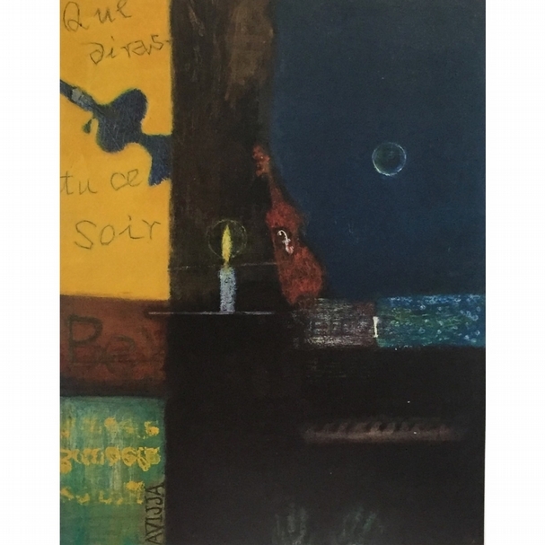 黃慧明《回憶》，油畫，73x91cm，1987。（©黃慧明）