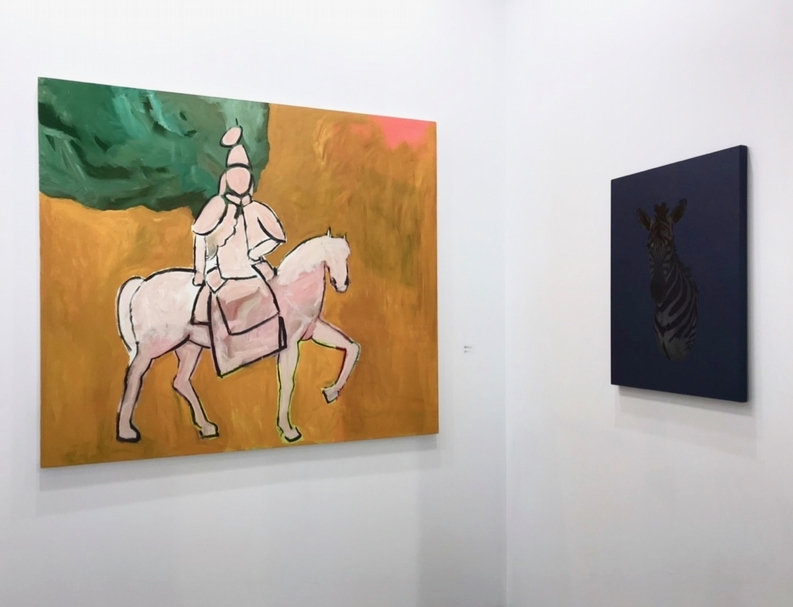 別古藏藝術空間於台北當代藝博會展位一景。(本刊資料室)