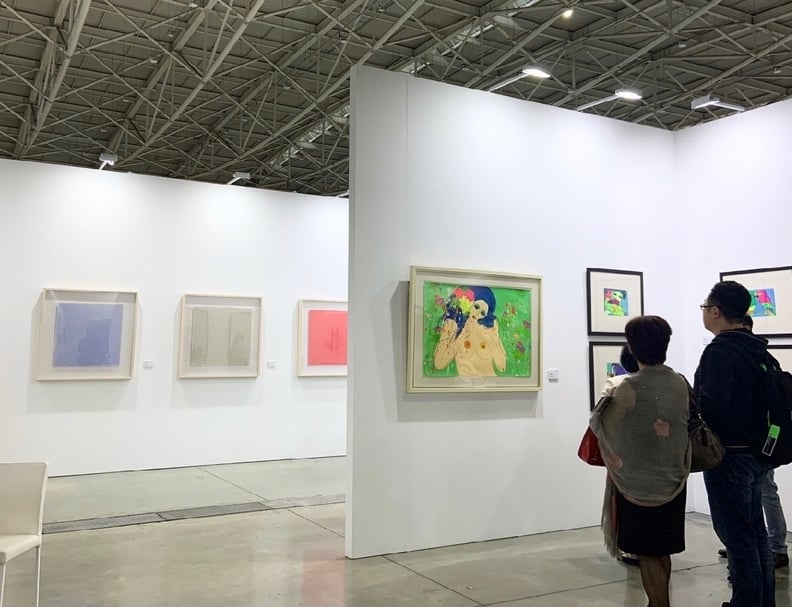 藝倡畫廊（Alison Fine Arts）於2020台北當代藝術博覽會展位一景。（本刊資料室）