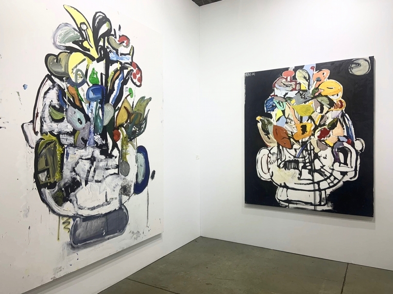 貝浩登（Perrotin）呈現艾迪．馬丁尼斯（Eddie Martinez）的個展。（本刊資料室）