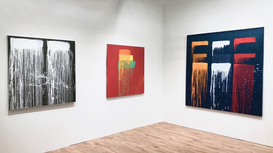 厲為閣（Lévy Gorvy Gallery）呈現帕特．斯蒂爾（Pat Steir）的作品。（本刊資料室）
