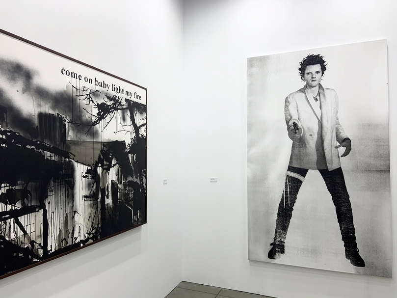 科林沁格畫廊（Galerie Krinzinger）於2020台北當代藝術博覽會展位一景。（本刊資料室）