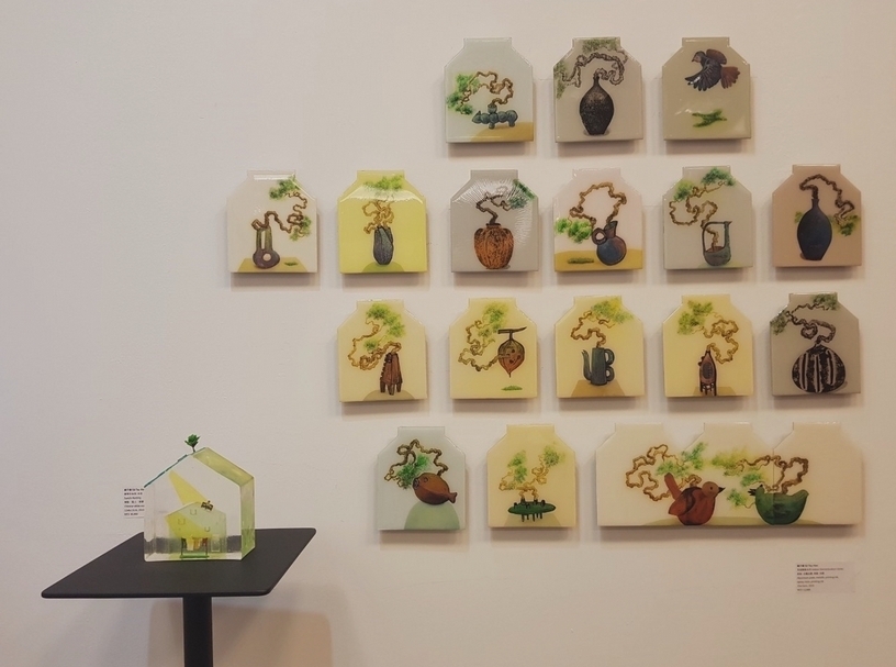 蘇子涵「家屋馴養系列」的展出一景。（本刊資料室）