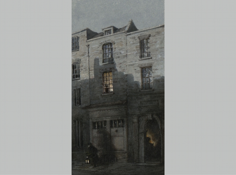 約瑟夫．瑪羅德．威廉．透納（Joseph Mallord William Turner）於倫敦柯芬園淑女巷（Maiden Lane, Covent Garden）誕生，c.1850s。（CC 0）
