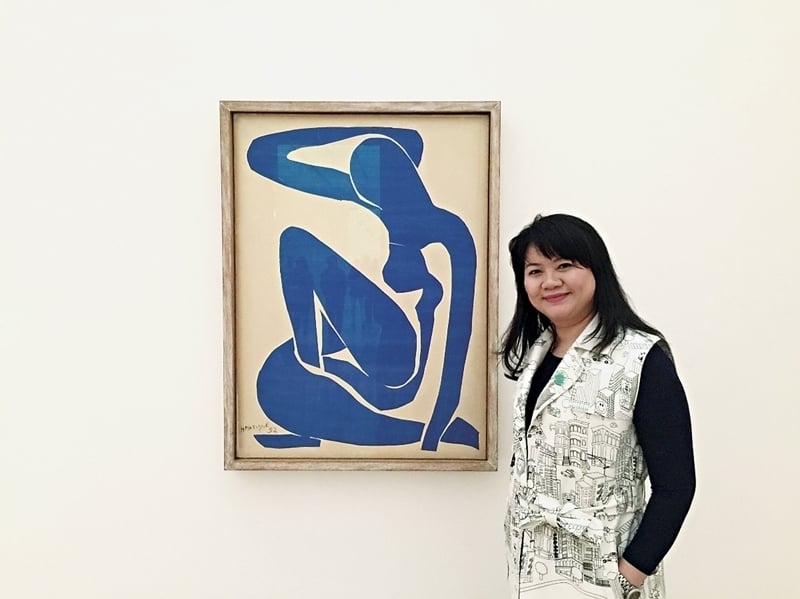 尊彩藝術中心總經理陳菁螢。（尊彩藝術中心提供）