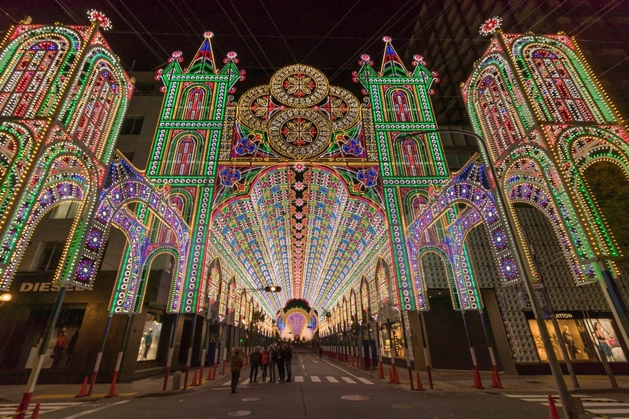 2019神戶燈節（Kobe Luminarie）。（©Kobe Luminarie）