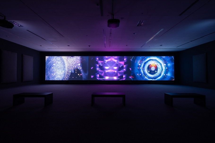 劉窗作品《比特幣礦與少數民族田野錄音》。（國立臺灣美術館提供）