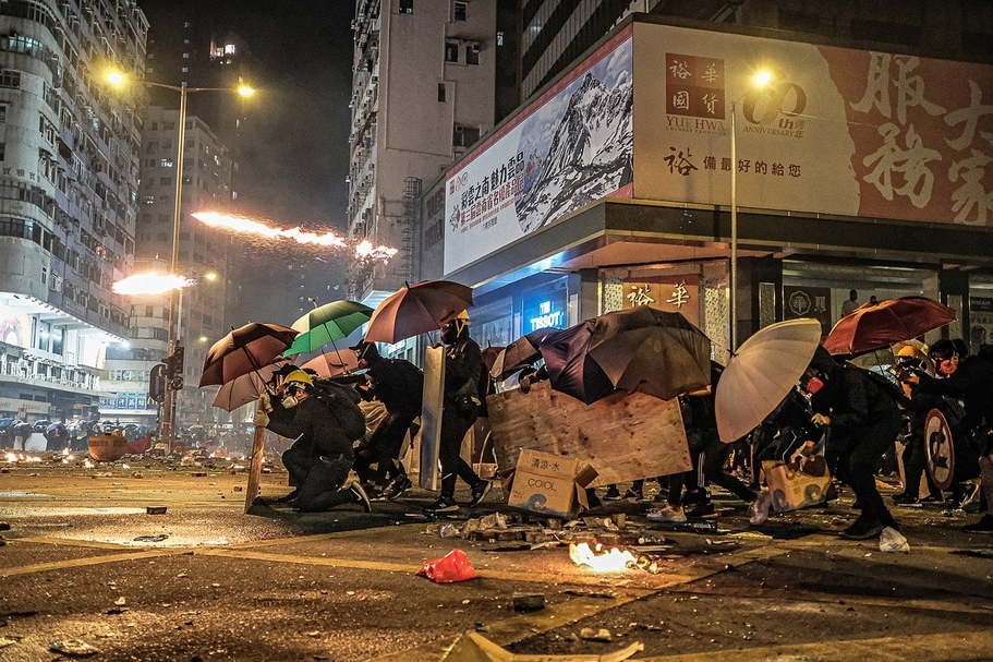 香港的反送中運動自去年中持續升溫。(By Studio Incendo - DSCF8178, CC BY 2.0)