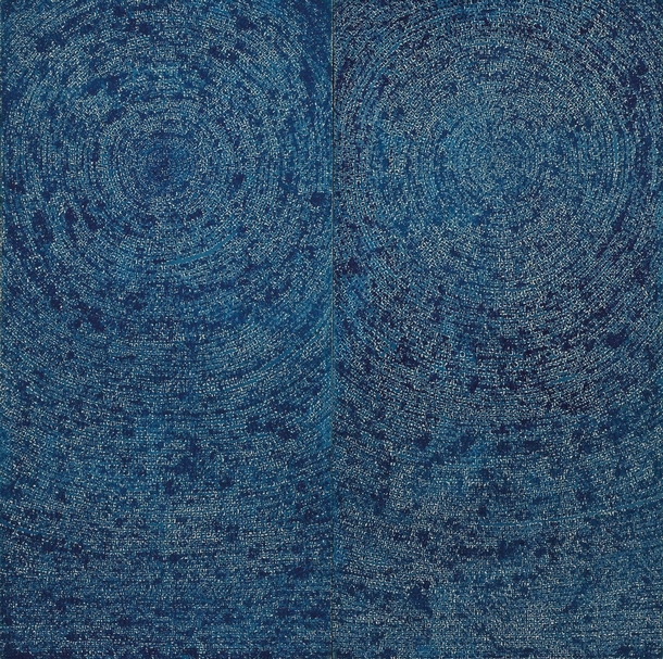 金煥基(Kim Whan-ki)《05-IV-71 #200(宇宙)》以1億195萬港元的高價成為最貴韓國藝術作品。(本刊資料室)