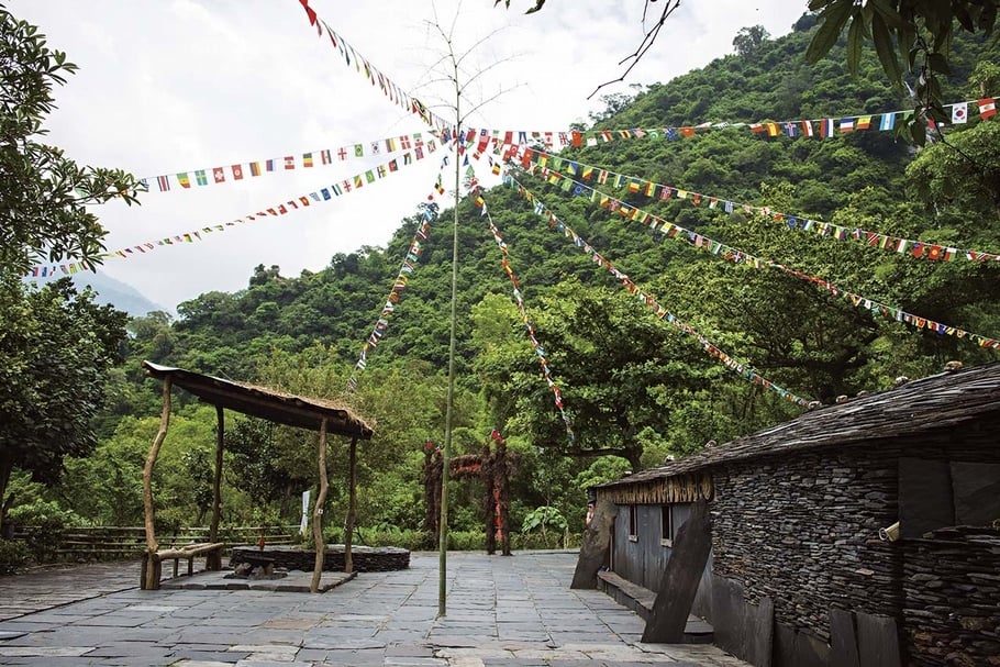 「斜坡上的話—2019大山地門當代藝術節」一景。(大山地門當代藝術展提供)