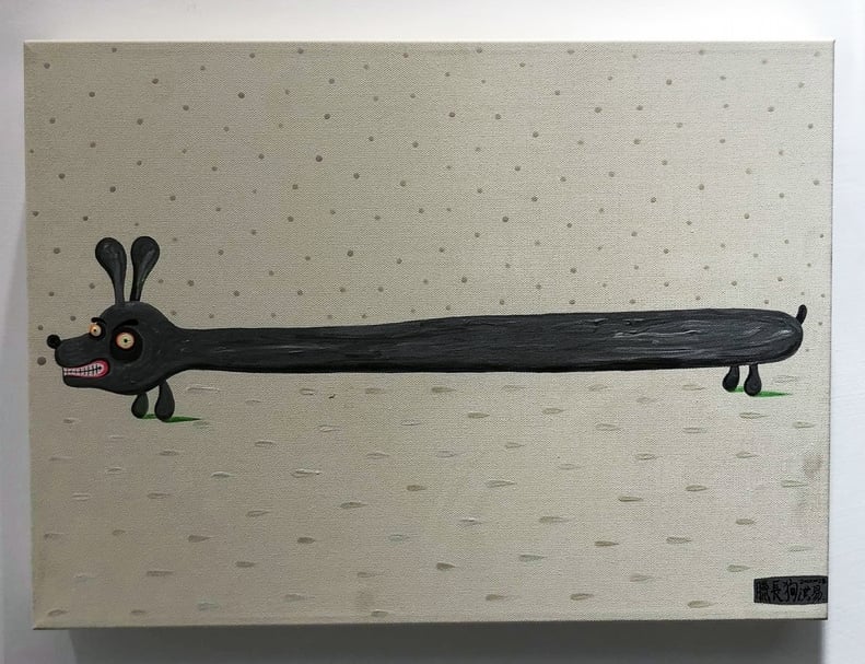 洪易作品以趣味橫生的意象著稱。（簡秀枝提供）