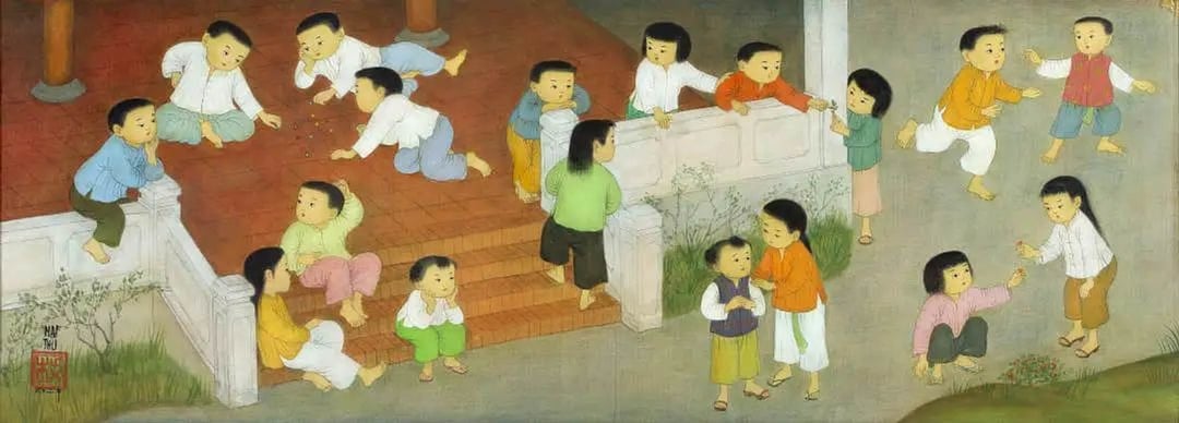 梅忠恕《遊藝之二》。（© Aguttes）