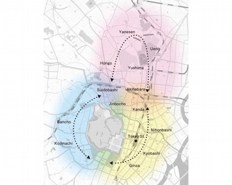 「2020 東京雙年展」（Tokyo Biennale 2020）地圖。（© Tokyo Biennale 2020）