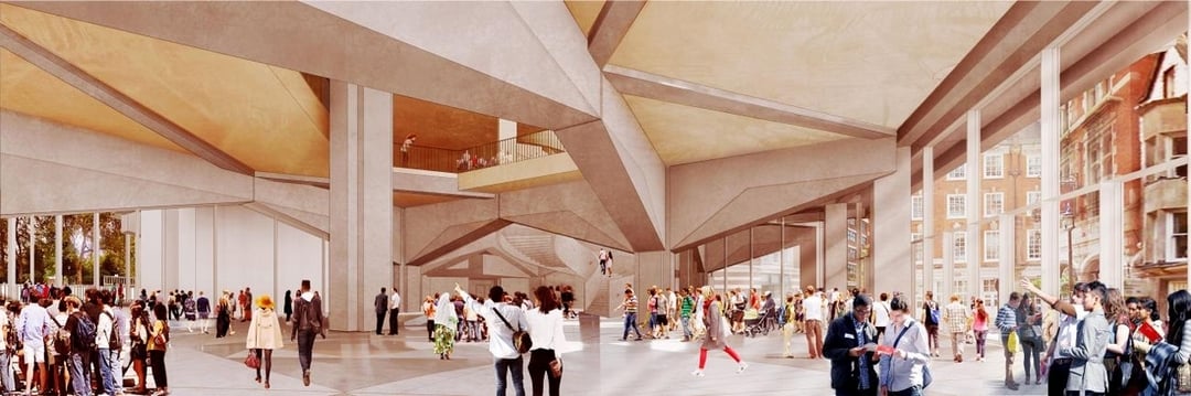 倫敦政經學院校舍示意圖。(©LSE)