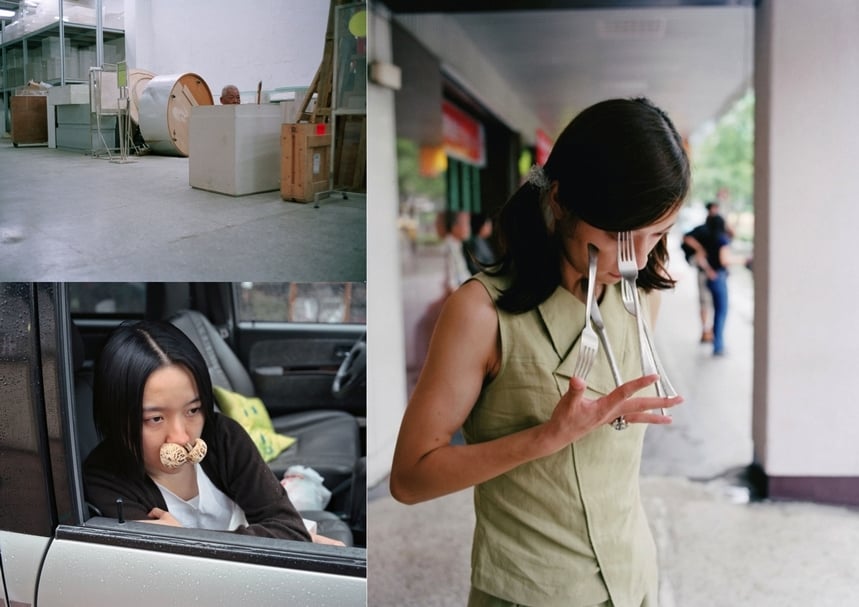 臺北市立美術館2020展覽「歐文．沃姆個展」（ Erwin Wurm: Solo Exhibition）將呈現歐文．沃姆「荒謬」性的創作。歐文．沃姆《室內／戶外雕塑》，2000。（臺北市立美術館提供）