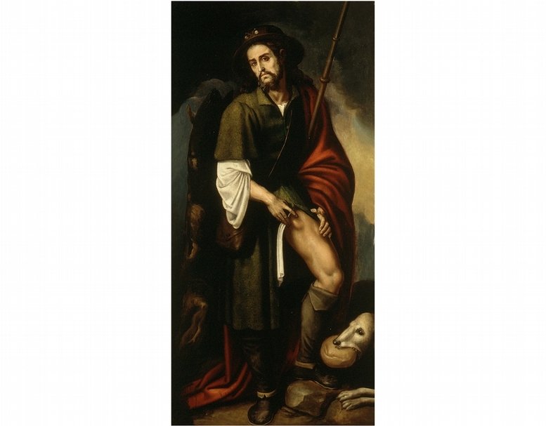 Francesco Ribalta, Saint Roch, ca. 1625.(圖片來源:維基百科)