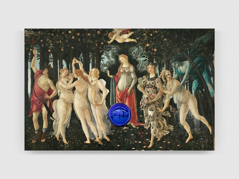 傑夫．昆斯（Jeff Koons）《Gazing Ball (Botticelli Primavera)》， 2017-2020。（ © Jeff Koons）