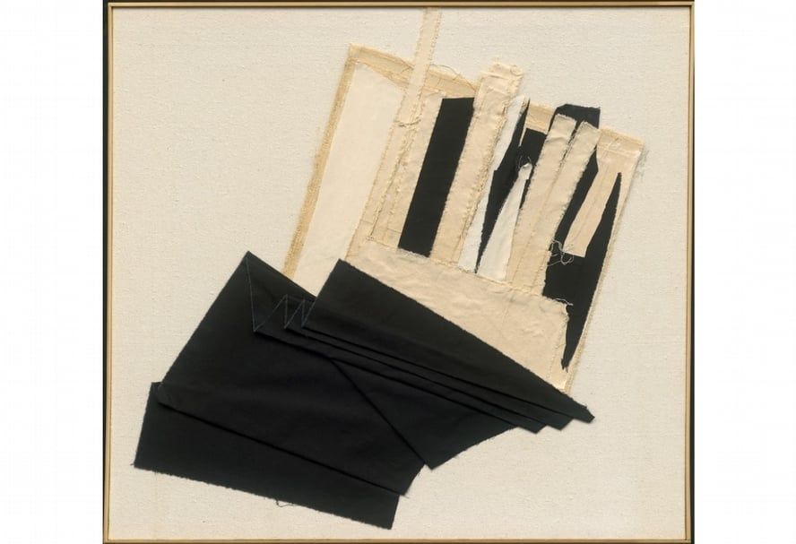 朱為白作品《Untitled 1984》。（尊彩藝術中心提供）