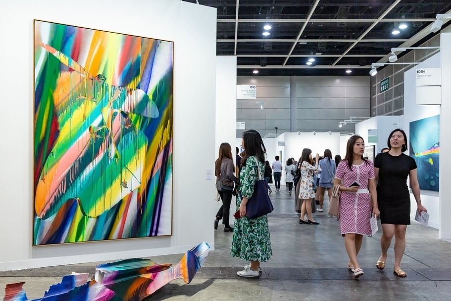 2019年巴塞爾藝術展香港展會（Art Basel Hong Kong）現場。（© Art Basel）