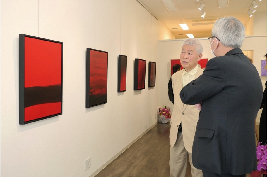 謝宛儒與東京Gallery Field合作的日本首度個展「命の鼓動」（Heartbeat of life）。（宛儒畫廊提供）