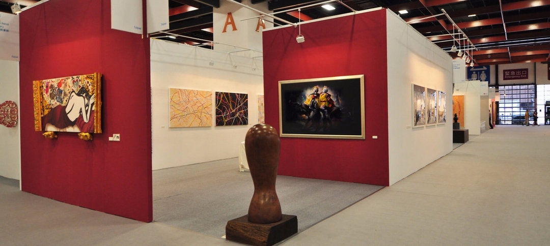 2011臺北國際藝術博覽會大趨勢畫廊展位一景。（© 大趨勢畫廊）