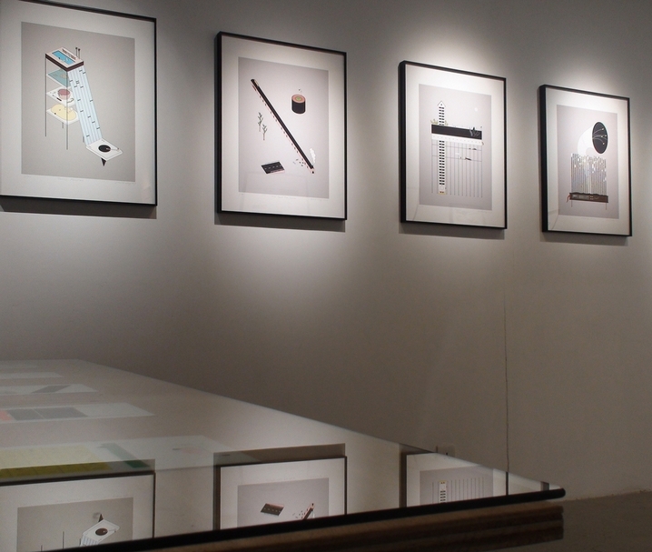 黃照達個展「日常生活」展覽現場。(奕思畫廊提供)