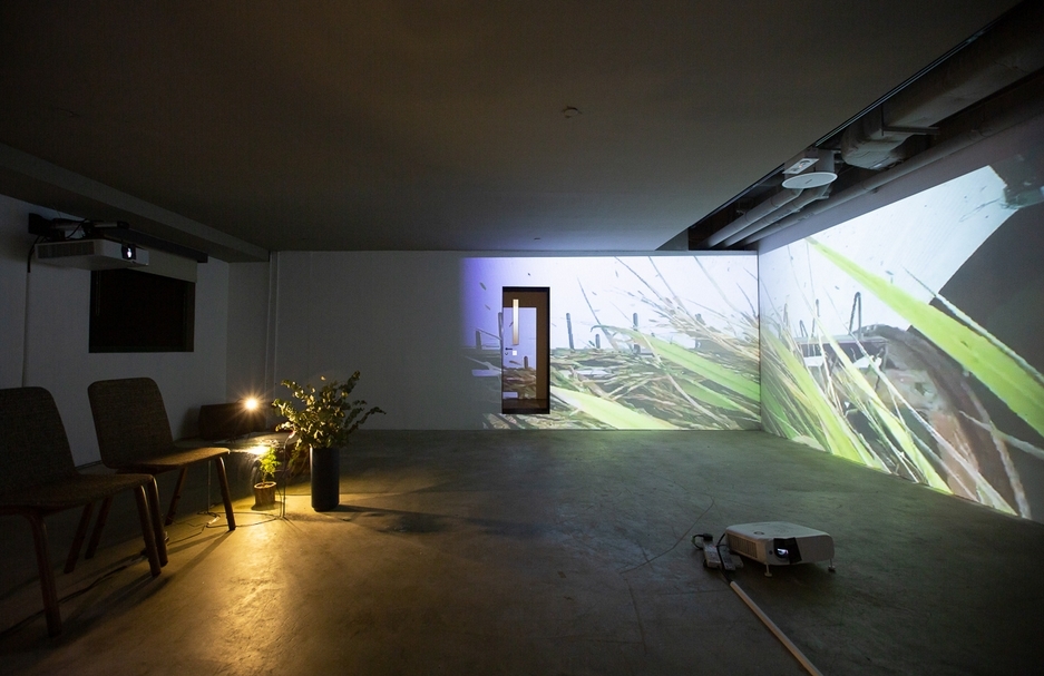 勞麗麗個展「保持緘默」中的作品《漫慢電視III:保持緘默》。(藝術家提供)