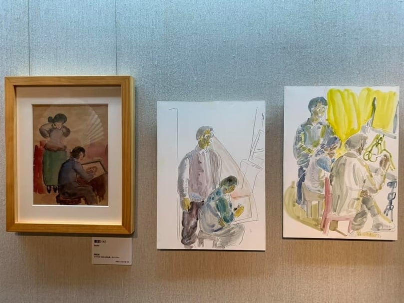 《線條到網路─陳澄波與他的書畫收藏展》展場照片 (圖片來源: 陳澄波文化基金會粉絲團)
