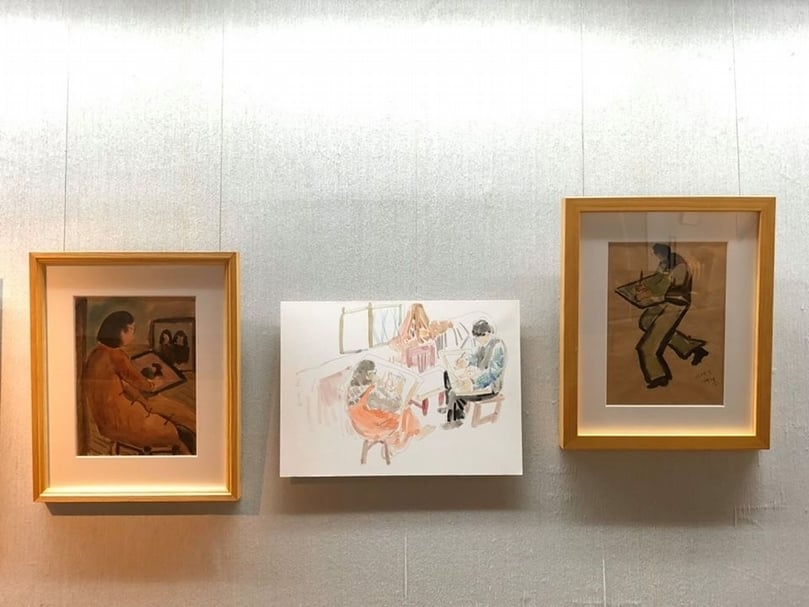《線條到網路─陳澄波與他的書畫收藏展》展場照片 (圖片來源: 陳澄波文化基金會粉絲團)