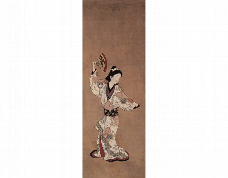 圖6 〈舞妓圖〉，大和文華館藏。（大和文華館提供）