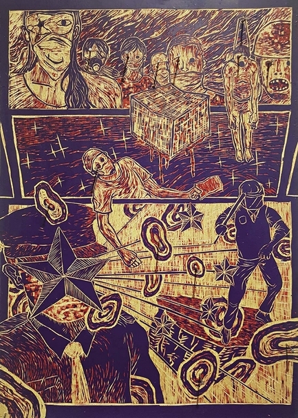 藝術家張明曜「你為什麼沒有受傷」計畫中的作品《無可疑之處》。(張明曜提供)