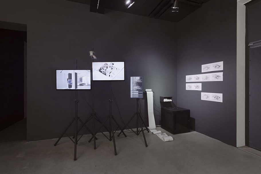 瑞士藝術團隊fabric|ch於2019年「與人工智慧共存」一展中的展出現場。© Franz Wamhof