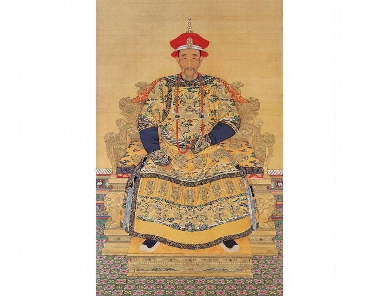 康熙皇帝老年朝服圖。(圖片來源:維基百科)