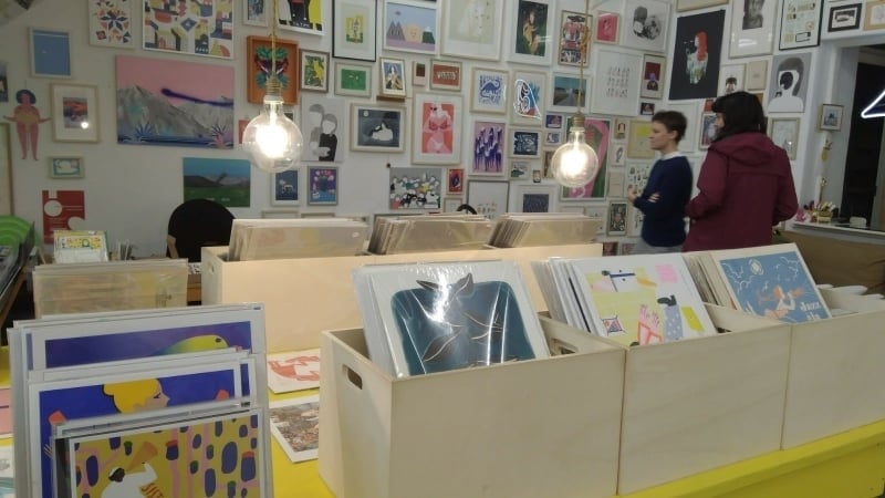 Ó! Galería：專心在插畫藝術上的「書店」。