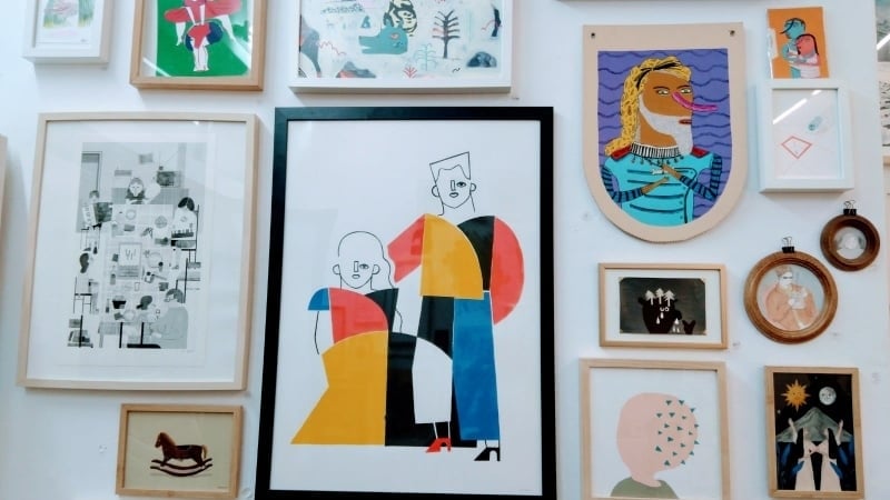 Ó! Galería：專心在插畫藝術上的「書店」。