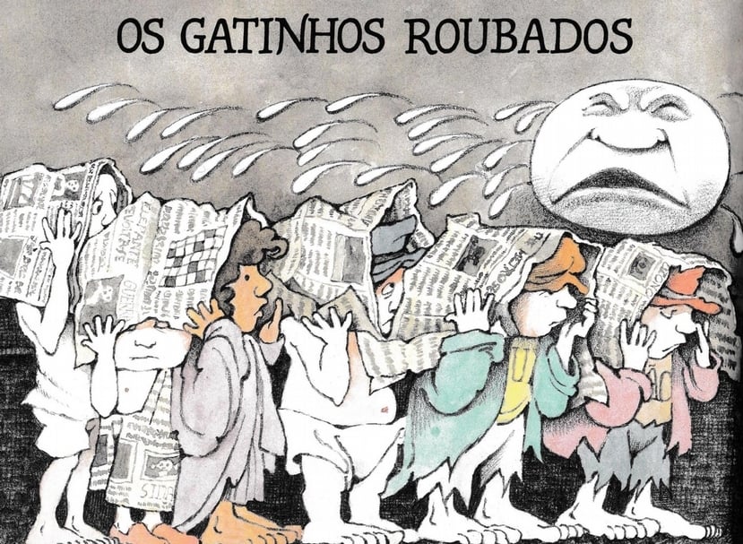 《我們和小喬小睿永遠在一起》(《Estamos Todos na Sarjeta com João e Rui》。Kalandraka出版)