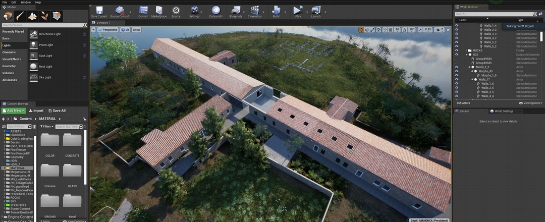 「藝研室」(ArtLab),由HWVR創建的豪瑟沃斯梅諾卡外景圖軟體界面。(豪瑟沃斯提供)