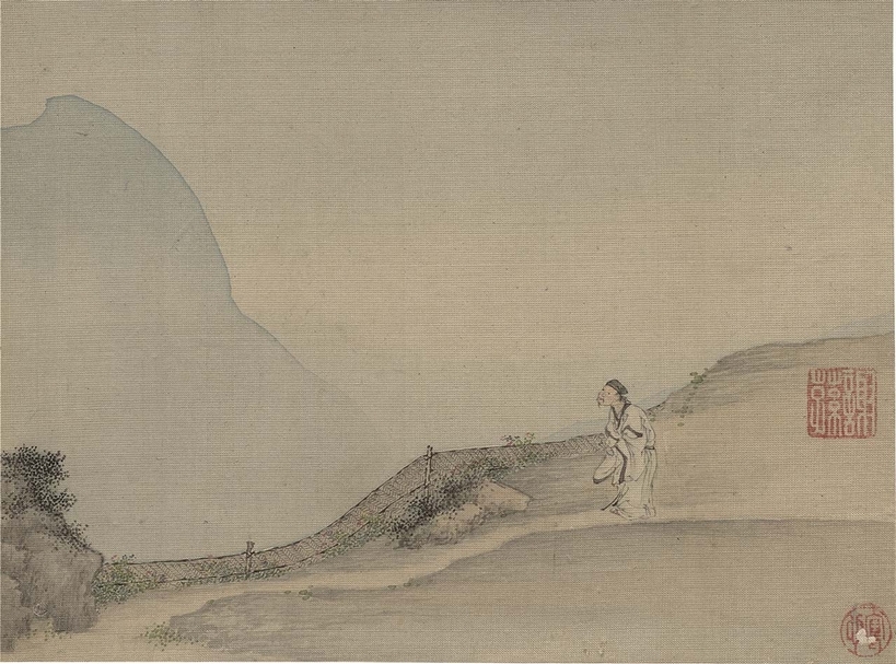 明代謝蓀《寫心冊》，其中一開。（何創時書法藝術基金會提供）
