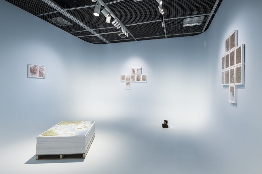「超編碼—地理圖/誌的藝術測量術」策展人邱杰森預計展出作品。(空總臺灣當代文化實驗場提供)