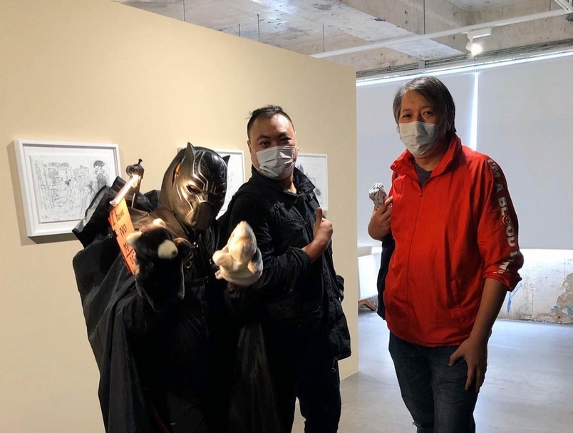 「煉法社」展覽，共有五名參展藝術家橫跨中港兩地，更邀請郭瑛出任客坐策展人。（©刺點畫廊）