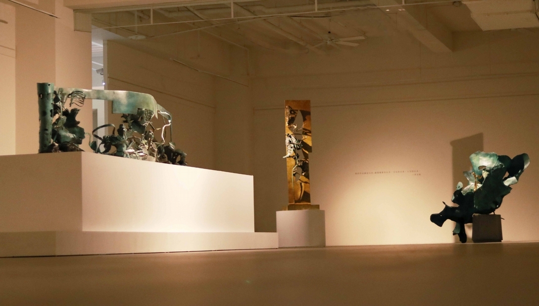 李光裕個展耘非凡美術館展場。（采泥藝術提供）