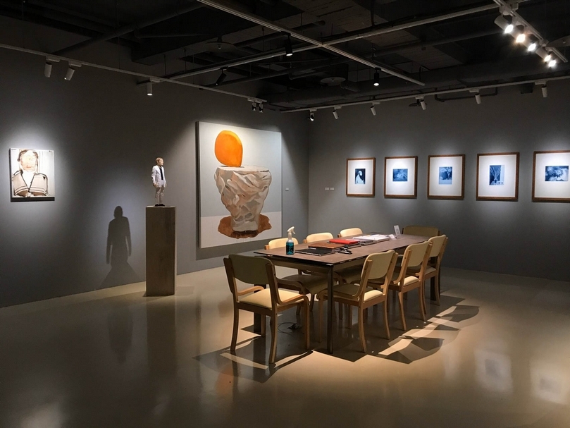 Mai36畫廊的台北Pop-Up展「凱若斯KAIROS」現場。(Mai36畫廊提供)