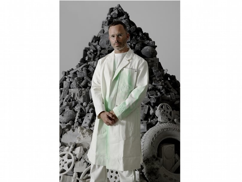 美國藝術家丹尼爾．阿爾軒（Daniel Arsham）。（©Daniel Arsham）