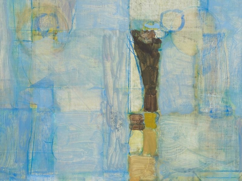 英國「藝術家互助計畫」發起人馬修．伯羅斯2017年的作品《牆》（Wall）。（©Vigo Gallery）
