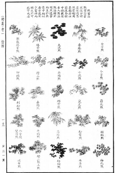 《芥子園畫譜》