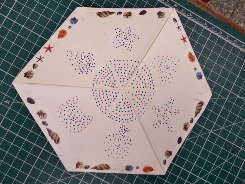 二年級女生的作品 （翻轉前）