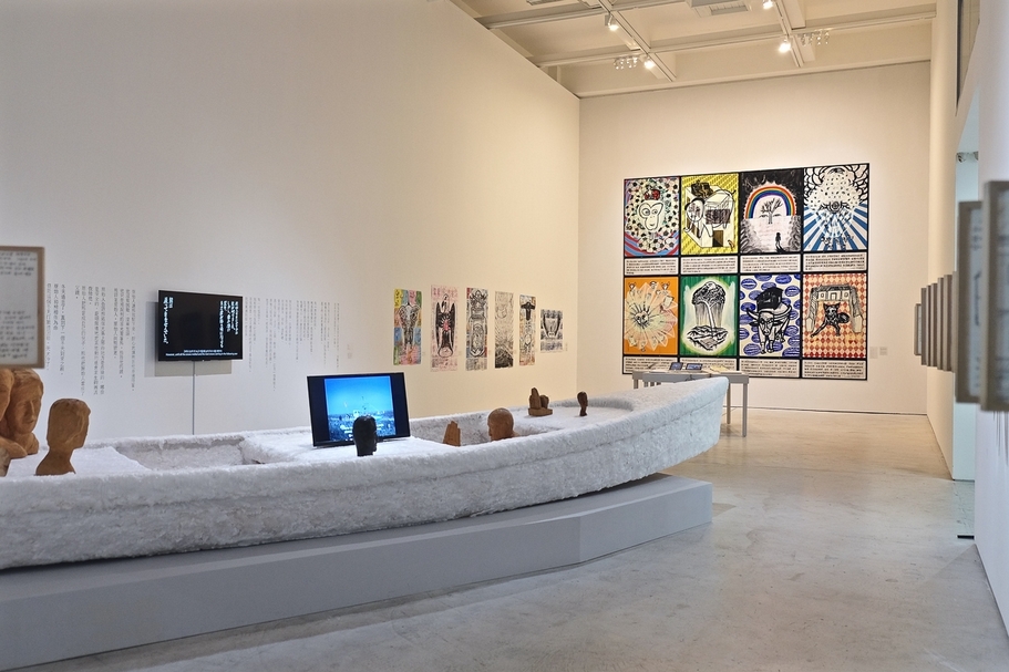 「現實秘境」國際聯展，策展主軸探討亞洲冷戰經驗的影響，台北場展出於耿畫廊，2016。（耿畫廊提供）